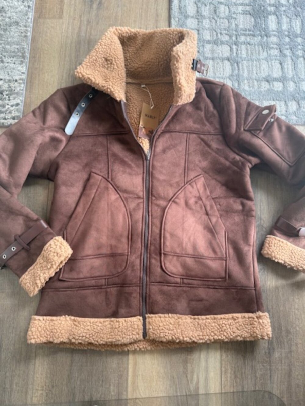NEW Manly Jacket Fleece Lines Sz. M